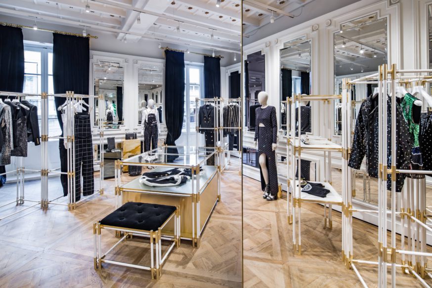 Balmain Flagship Store Montenapoleone, Milan - studio AMV